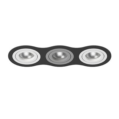 Lightstar i637060906 Встраиваемый точечный светильник Intero 16 Triple Round Lightstar (комплект из 217637+217606+217609+217606) i637060906