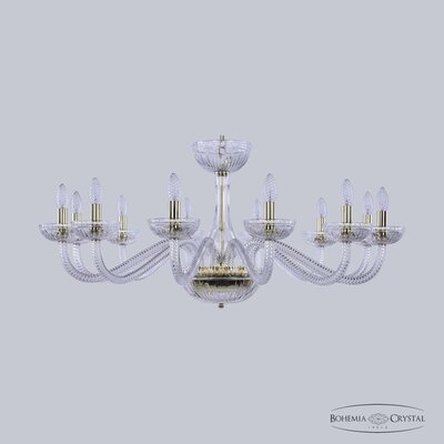 Bohemia Ivele Crystal 1311/12/360 G Cl/Clear/M-1G Подвесная люстра Bohemia Ivele Crystal 1311/12/360 G Cl/Clear/M-1G