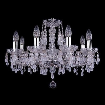 Bohemia Ivele Crystal Подвесная люстра Bohemia Ivele 1410/8/195/Ni/V0300 Bohemia Ivele Crystal 1410/8/195 Ni V0300