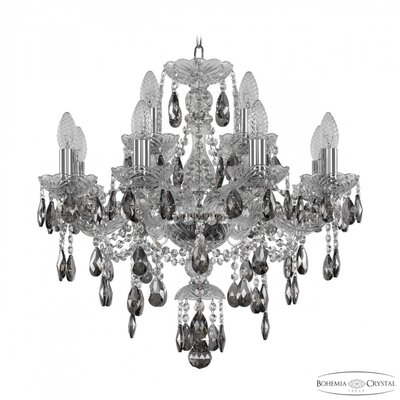 Bohemia Ivele Crystal Люстра подвесная Bohemia Ivele Crystal 1415/8+4/200 Ni K731 1415/8+4/200 Ni K731