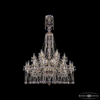 Bohemia Ivele Crystal Люстра подвесная Bohemia Ivele Crystal 1413/16+8+4/400/XL-164/2d G M801 1413/16+8+4/400/XL-164/2d G M801