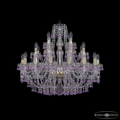 Bohemia Ivele Crystal Люстра подвесная Bohemia Ivele Crystal 1410/16+8+4/300 G V7010 1410/16+8+4/300 G V7010