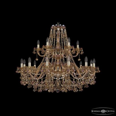Bohemia Ivele Crystal Люстра подвесная Bohemia Ivele Crystal 1409/12+6/360/2d G M777 1409/12+6/360/2d G M777