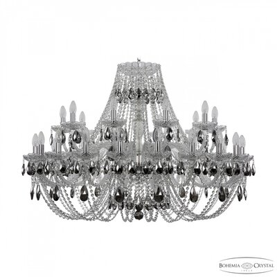 Bohemia Ivele Crystal Люстра подвесная Bohemia Ivele Crystal 1406/20+10/400 Ni K781 1406/20+10/400 Ni K781