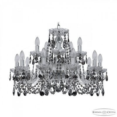 Bohemia Ivele Crystal Люстра подвесная Bohemia Ivele Crystal 1402/10+5/240 Ni R781 1402/10+5/240 Ni R781
