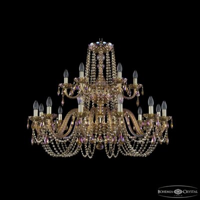 Bohemia Ivele Crystal Люстра подвесная Bohemia Ivele Crystal 1402/12+6/360/2d G M777 1402/12+6/360/2d G M777
