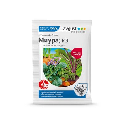 Август гербицид "миура", кэ. ампула 4 мл Август 