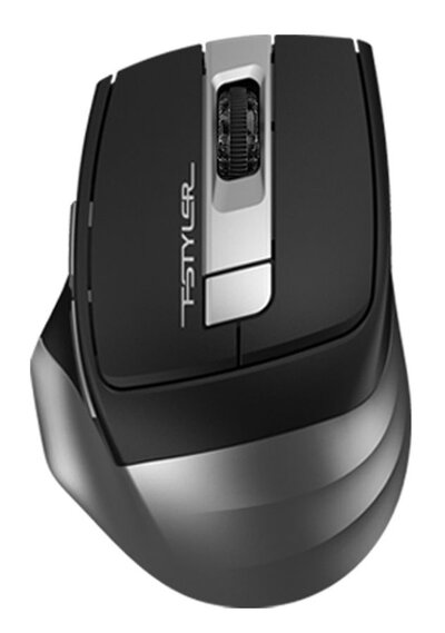 A4Tech Мышь беспроводная A4Tech Fstyler FB35 Smoky Grey Fstyler FB35 серый оптическая (2000dpi) беспроводная BT/Radio USB (6but) FB35 SMOKY GREY