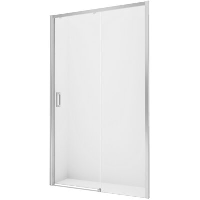 New Trendy Душевая дверь New Trendy Prime Chrome 140 R D-0307A профиль Хром стекло прозрачное D-0307A