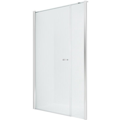 New Trendy Душевая дверь New Trendy New Soleo Chrome 110 D-0140A/D-0094B профиль Хром стекло прозрачное D-0140A/D-0094B