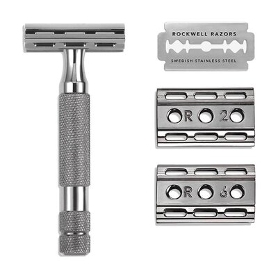 Rockwell Razors Т-образная бритва Rockwell 6C, темный хром Rockwell Razors RR-6C-GM