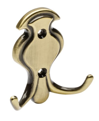 GTV Крючок ORVIETO B0, брашированная латунь GTV WZ-ORVIE-B0-09