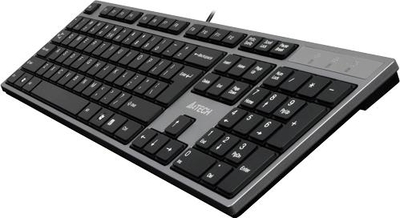 A4Tech Клавиатура проводная A4TECH KD-300 USB черный серый KD-300