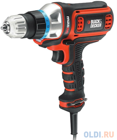 Black & Decker Инструмент многофункциональный BLACK & DECKER MT350K-QS MultyEco 350Вт нас.дрель-шуруповерт кейс MT350K-QS
