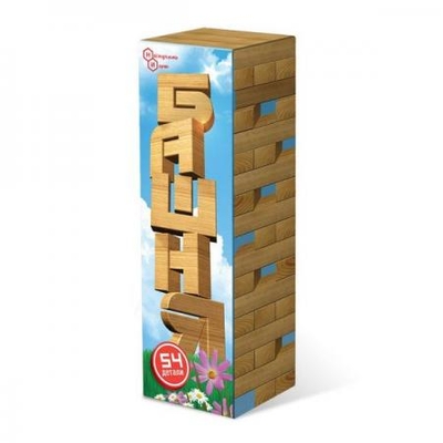 Нескучные игры Пирамида Нескучные игры Башня 54 элемента Башня