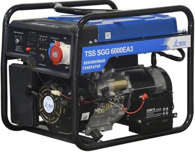 Tcc Бензогенератор ТСС SGG 6000 E3A 6 кВт/макс 6.5 кВт, работа 8.3 ч. Tcc SGG 6000 E3A