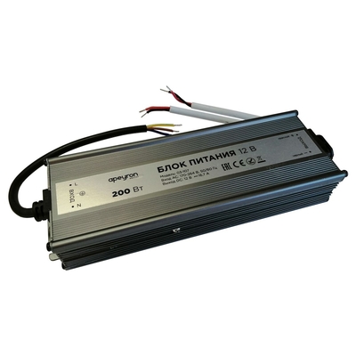 Apeyron Блок питания Apeyron 12V 200W IP67 16,7A 03-107 