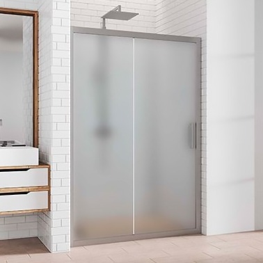 Kubele Душевая дверь в нишу Kubele DE019D2-MAT-MT 135 см, профиль матовый хром DE019D2-MAT-MT-135х200 