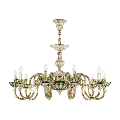 Bohemia Ivele Подвесная люстра Bohemia Ivele 72203P/10/300 GW P Clear-Green/H-1H 