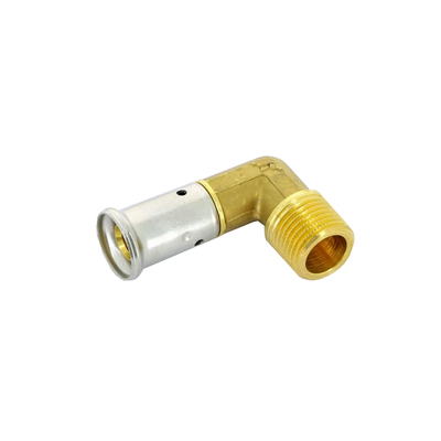 Henco Угольник 90° НР, латунь пресс, 20x3/4", HENCO 5P-2005