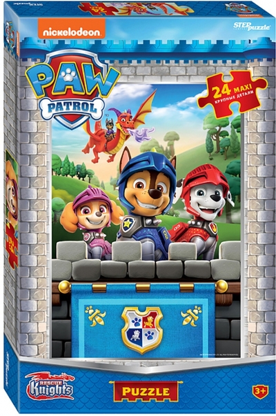 Степ Пазл Мозаика puzzle maxi-24 Щенячий патруль Степ Пазл 