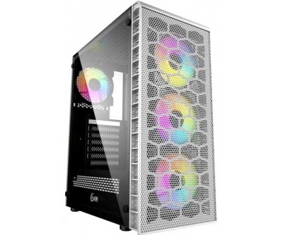 PowerCase Корпус Powercase Mistral Z4C Tempered Glass Mesh (CMIZ4CW-L4) White MISTRAL Z4С White PC_CMIZ4CW_L4