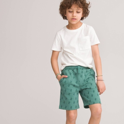 La Redoute Collections Шорты С принтом кактусы 3-14 лет 12 зеленый La Redoute Collections 