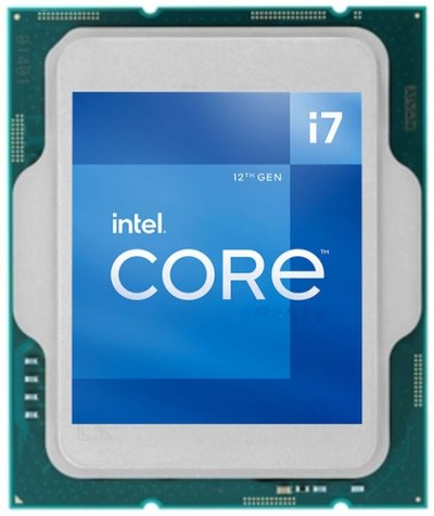 Intel Процессор Intel Alder Lake 12C/20T 2.1-4.9GHz (LGA1700, L3 25MB, 7nm, TDP 180W) w/o graphics OEM Core i7-12700F CM8071504555020