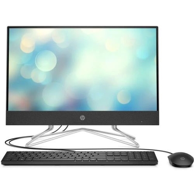 HP Моноблок 21,5'' HP 5D1T5EA 3050U/4GB/128GB SSD/noDVD/Radeon Graphics/cam/WiFi/BT/USB kbd/USB mouse/DOS/Jack Black 22-df0141ur AiO 5D1T5EA