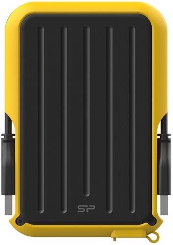 Silicon Power Внешний жесткий диск 2.5'' Silicon Power Armor A66 5TB USB 3.2 black/yellow SP050TBPHD66LS3Y 