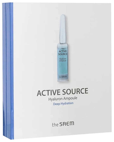 the SAEM Сыворотка ампульная гиалуроновая The Saem Active Source Hyaluron Ampoule 