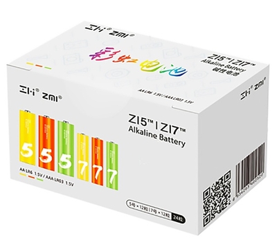 Xiaomi Xiaomi (12шт.АА+12шт.ААА) ZMI Rainbow ZI5/ZI7 