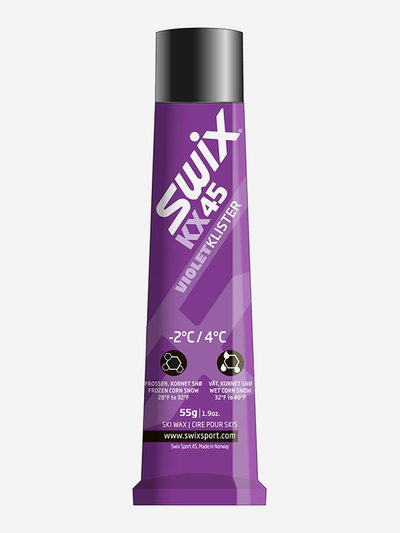 Swix Клистер со скребком Swix KX45 Violet, -2/+4 °C, Фиолетовый, размер Без размера KX45 Violet Клистер со скребком, -2C/+4C KX45S1D-.