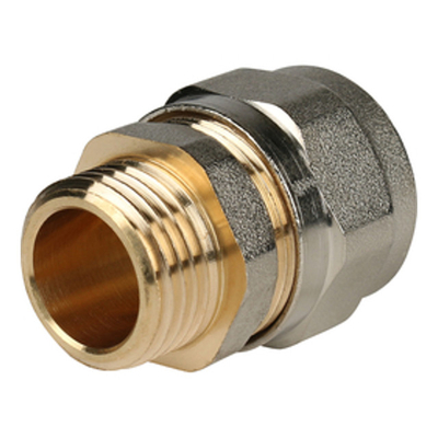 Stout соединитель обжим STOUT металлопластиковый НР 1/2х20 SFS-0001-001220