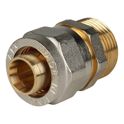 Stout соединитель обжим STOUT металлопластиковый НР 3/4х20 SFS-0001-003420