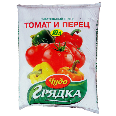 Селигер-Агро почвогрунт для томатов и перца СЕЛИГЕР-АГРО Чудо грядка 10л Грунт Селигер-Агро питательный томат и перец 10 л 