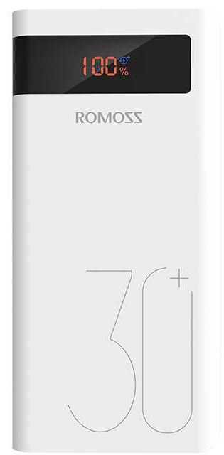 Romoss Внешний аккумулятор Romoss Power Bank PHP30 Pro Sense 8P+ 30000mAh Sense 8P+ (PHP30 PRO) PHP30 PRO
