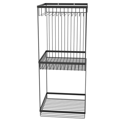 Fora полка для ванной комнаты тройная FORA Connect FOR-DIM093B