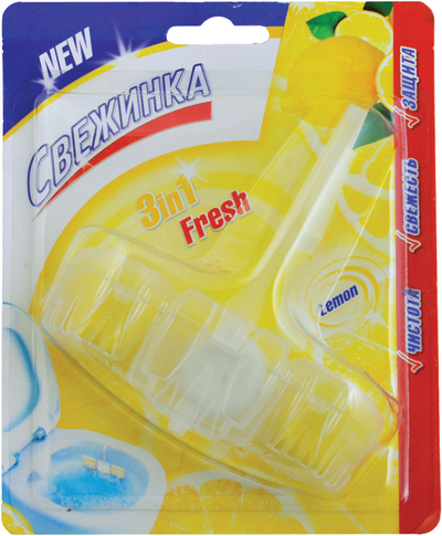 Свежинка Средство чистящее для унитаза Свежинка WC 3in1 Fresh Lemon 40г 