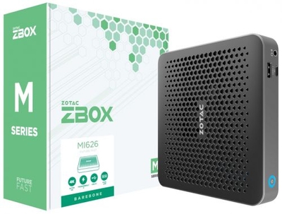 Zotac Платформа Zotac i3-1115G4, 2*DDR4(3200), 2*M.2, 2*Glan, WiFi, BT, UHD graphics, microSD card-reader, Thunderbolt 4, 3*USB 3.1, HDMI, D ZBOX edge MI626 ZBOX-MI626-BE