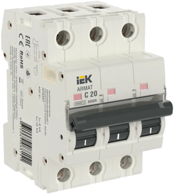 Iek Автоматический выключатель IEK AR-M06N-3-C020 