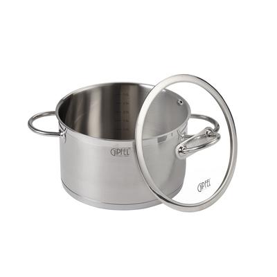 Gipfel Кастрюля из нержавеющей стали Gipfel Signo 1362 20 см/3 л 1362