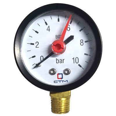 СТМ манометр СТМ вертикальный радиальный 1/4" 0-10 бар CPM14R10