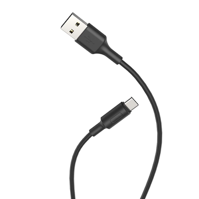 Hoco Дата-кабель Hoco RA1, USB - Type-C, 3A, черный УТ000022070