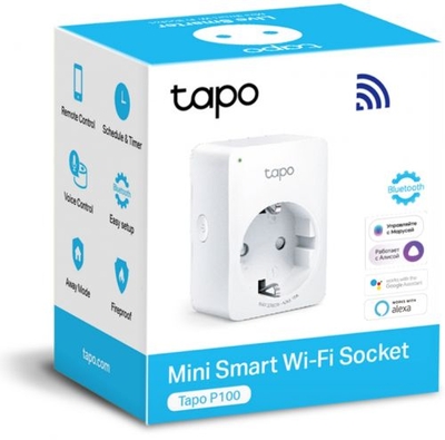 TP-LINK Розетка TP-LINK Tapo P100(4-pack) 
