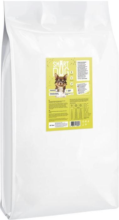 Smart Dog Smart Dog корм для собак, курица, с рисом (3 кг) 
