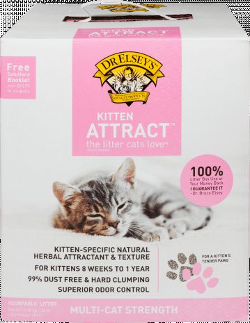 Dr.Elsey's Dr.Elsey's комкующийся наполнитель для котят, без запаха (9,08 кг)