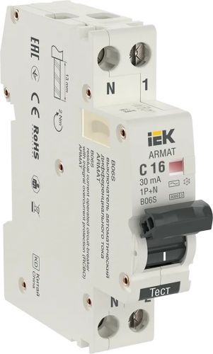 Iek УЗО IEK AR-B06S-1N-C16C030 