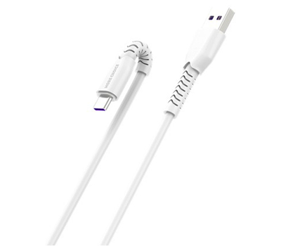 More Choice Кабель More Choice K51Sa Smart USB 5.0A для Type-C 1м (White) K51Sa