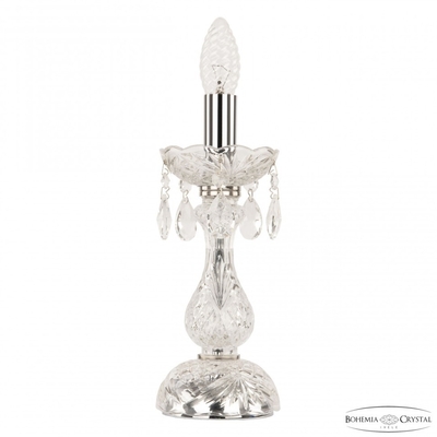 Bohemia Ivele Crystal Настольная лампа Bohemia Ivele Crystal 101 101L/1-27 Ni 101L/1-27 Ni